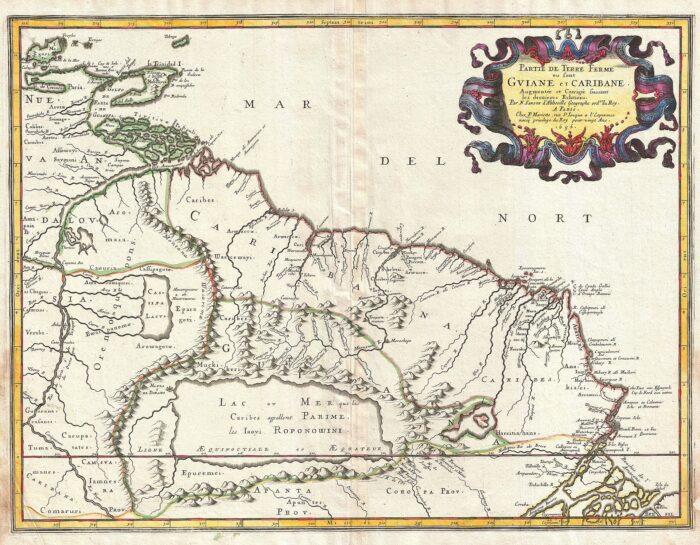 map of Lake Parimé