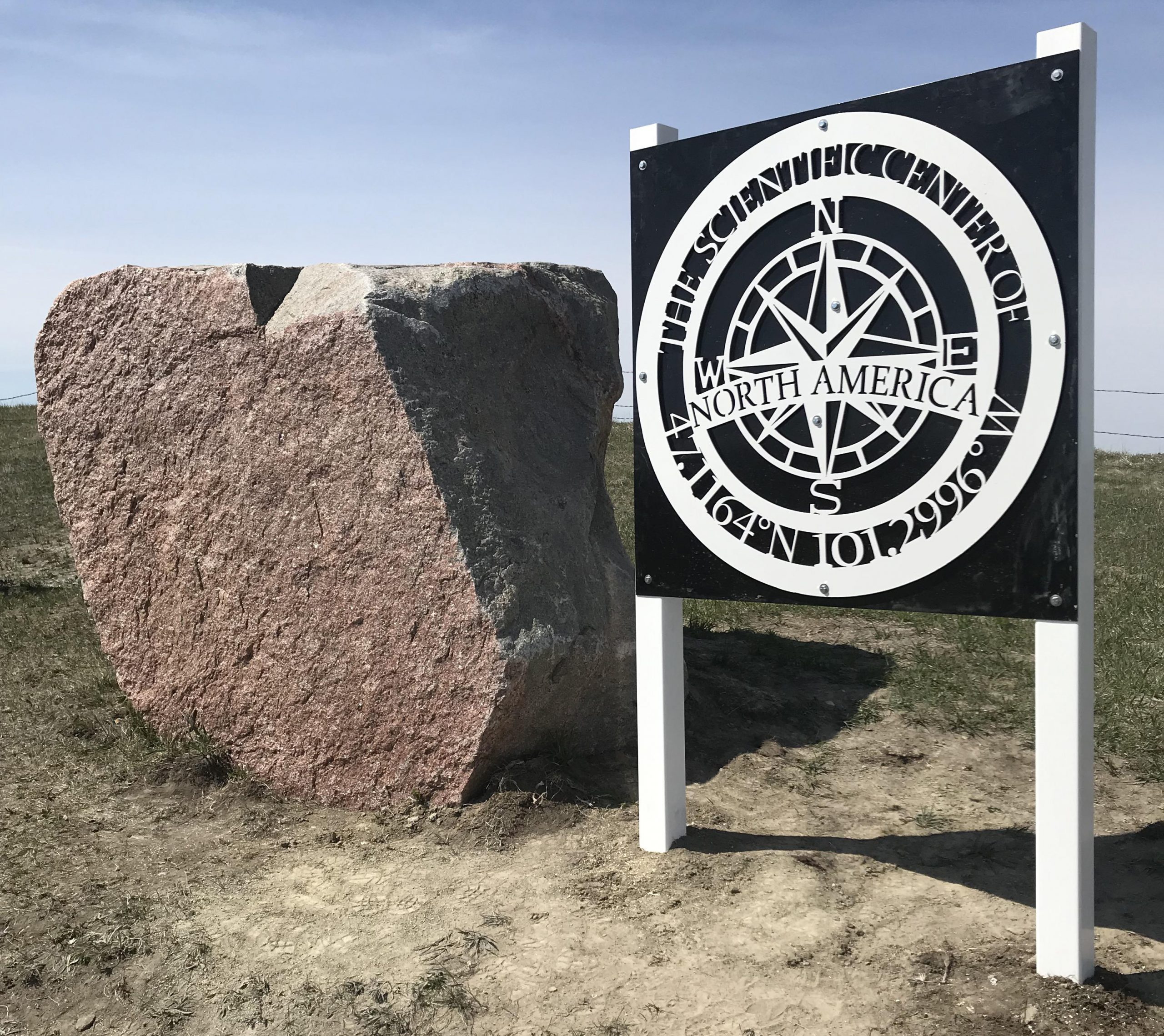 Sign in Center, ND.