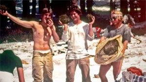 Climbers in 1977 at Dope Lake. Photo: Rick Schloss