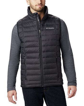 columbia men’s voodoo falls turbodown puffer vest