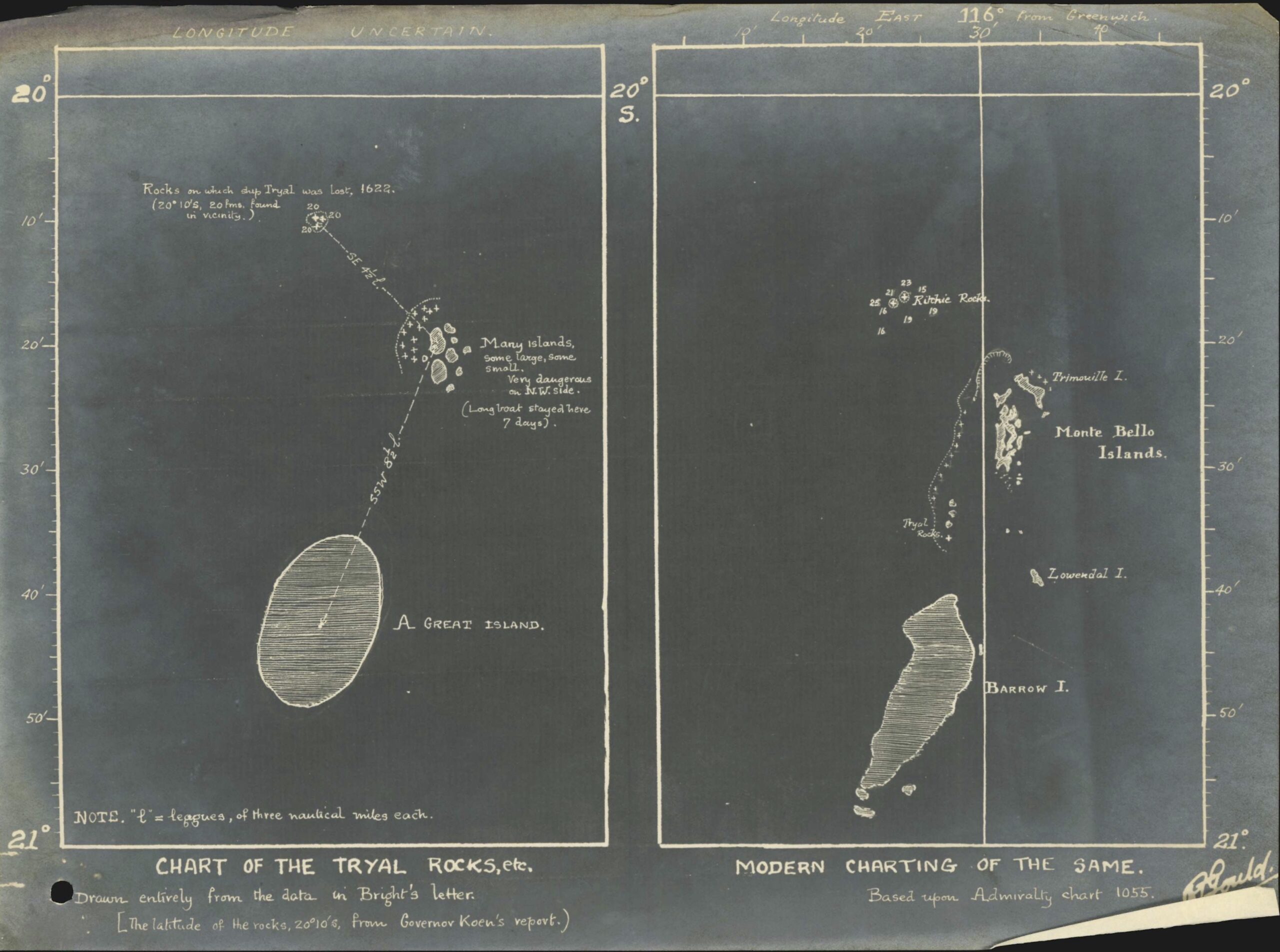 Two similar maps