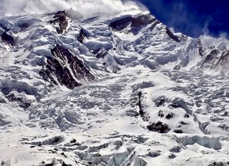 The North Face of Annapurna I from Camp 1. 