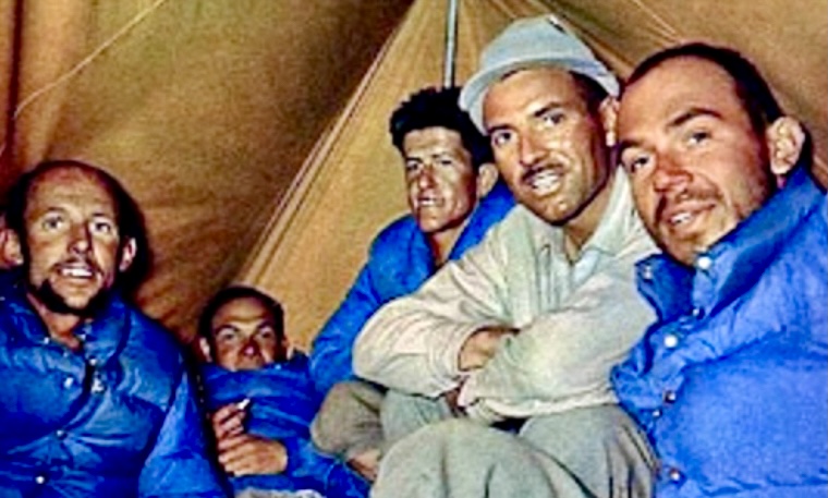 From left to right: Lachenal, Oudot, Rebuffat, Herzog, and Schatz. 