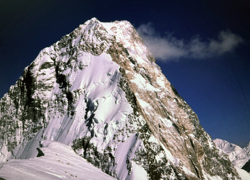 The upper section of Gasherbrum IV