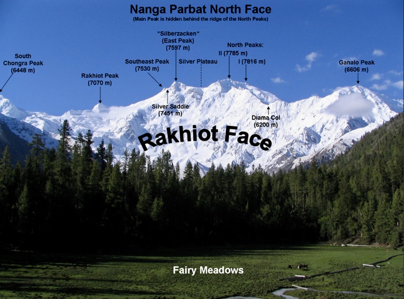 The Rakhiot Face of Nanga Parbat.