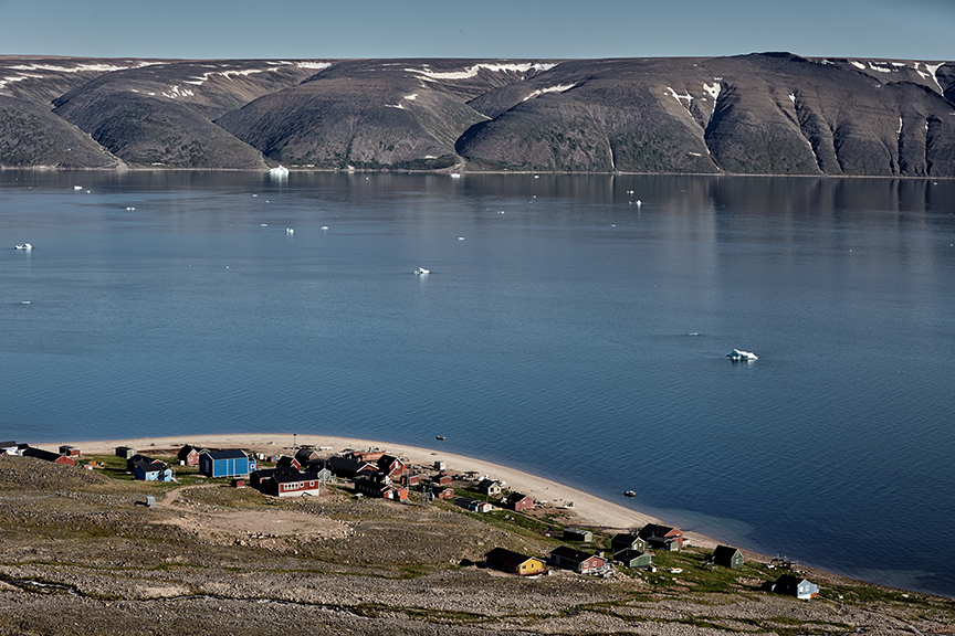 Siorapaluk, Greenland in summer.