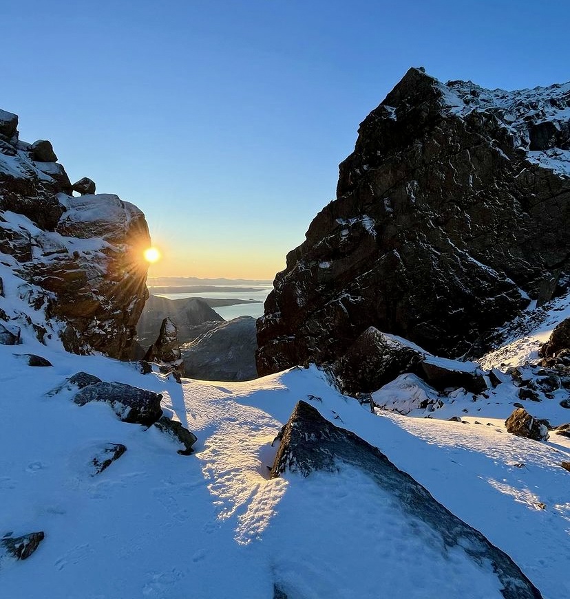 A photo from the Cuillin Ridge traverse. 