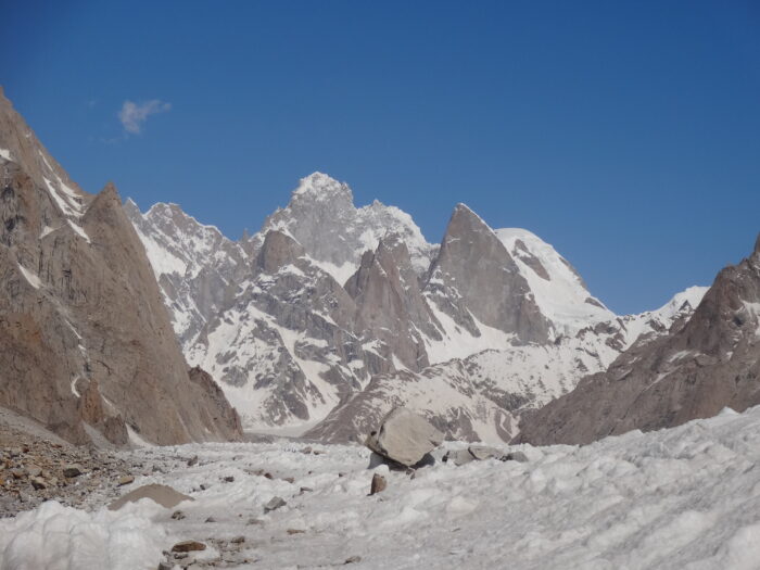 Impressive array of jagged granite towers in the Karakoram