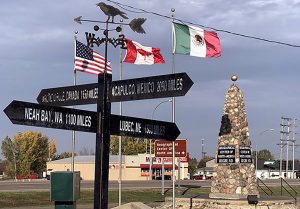Rugby, North Dakota was the first center of North America but lost its crown.