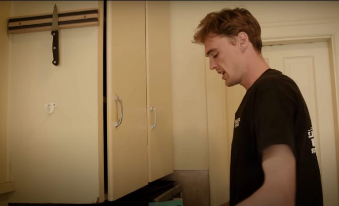 a kitchen scene