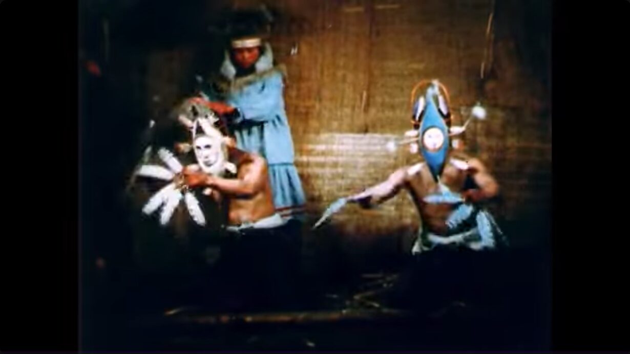dancers wearing masks