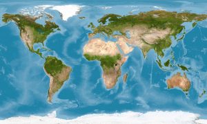 Map of the world